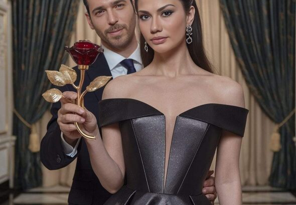 Demet Ozdemir and Can Yaman Perfume