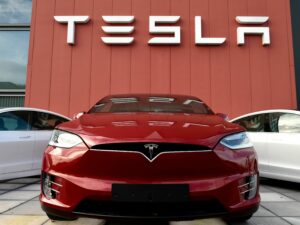 NETHERLANDS-US-ECONOMY-AUTO-TESLA